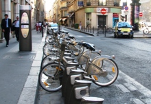 パリのレンタサイクル