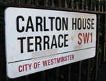 カールトン・ハウスの標識