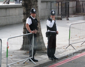 ロンドンの警察官